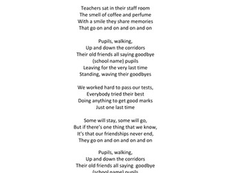 Year 6 Leavers' Song - Don't Stop Believing