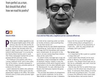 Great poets: it's not their job to be nice