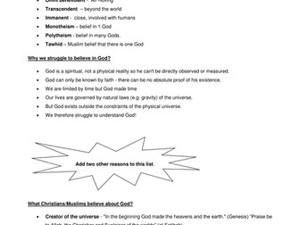 Revision sheets for OCR RS B Philosophy