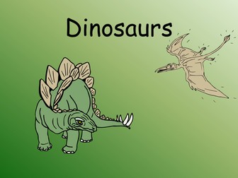 Dinosaurs mesozoic era