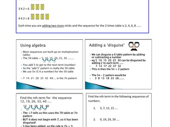 Finding the nth term from a given sequence