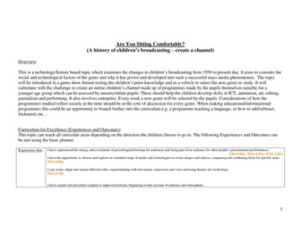 History of Children's broadcasting topic plan