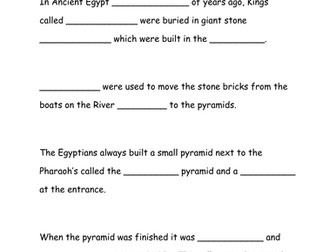 Variety of Ancient Egypt Activities