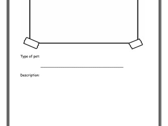 Pet for sale poster, differentiated