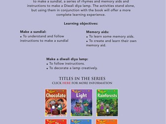 Make a sundial, a Diwali lamp and learn mnemonics