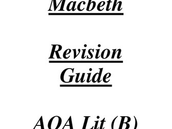 Macbeth: Revision Materials and Resources