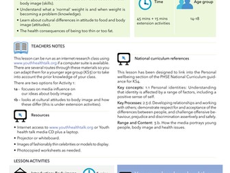 Health and Weight KS3 and KS4