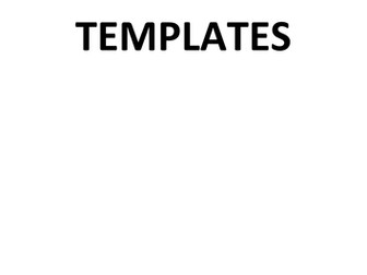 Generic assessment templates for MFL