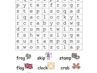 More Phonic Word Searches