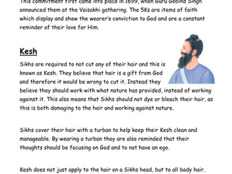 Sikhism and the 5Ks