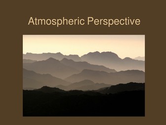 Atmospheric Perspective Powerpoint