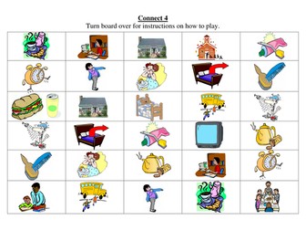 Daily routine connect 4 board