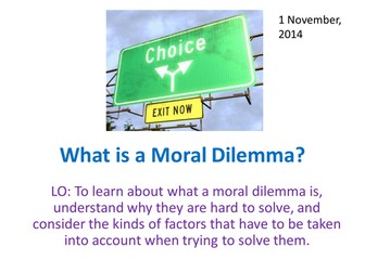 What is a moral dilemma?