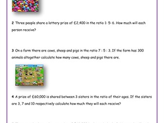 Ratio and proportion