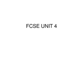 Essential vocabulary for FCSE unit 4 HOLIDAYS