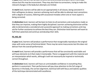 Contemporary Dance - BTEC Dance