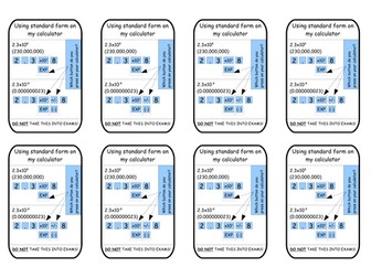 How to use Standard Form on your calculator