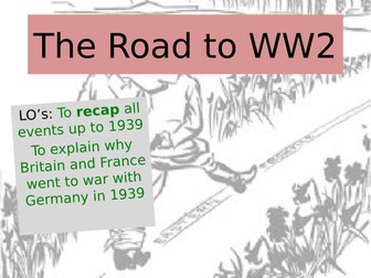 International Relations: The Collapse of Peace. Hitler's steps to war.