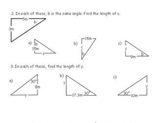 TANGENT calculations. Progression sheet