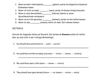 Conditional Grammar Revision Aid