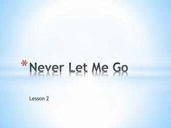 Never Let Me Go Literature Circles SOW Pt 1