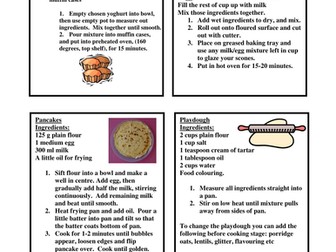 Early Years Baking and Craft Recipe Ideas