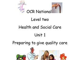 OCR National level 2 health and social care