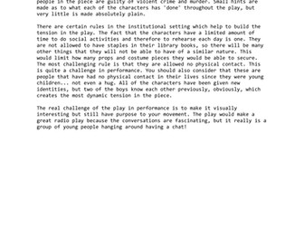 A Handbag - Information on characters and the play