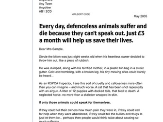 Resources for RSPCA non-fiction analysis