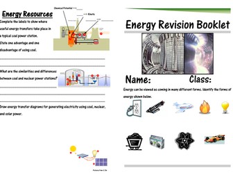 IGCSE Energy Revision Booklet