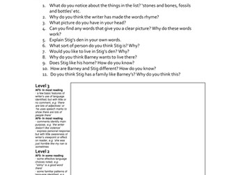 Guided Reading: Stig of the Dump