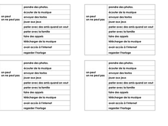 FCSE French Unit 11 Media (Mon portable)