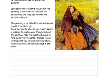 Millais - The blind girl questions
