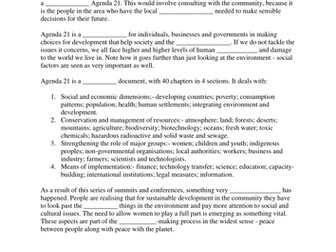 Sustainable Development and Agenda 21