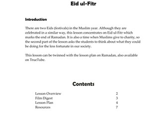 Eid ul-Fitr Lesson
