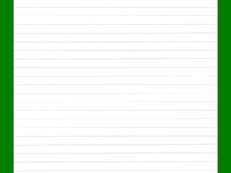 Lazy quick display - Pre-bordered paper