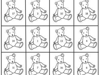 Teddy Count 1-20