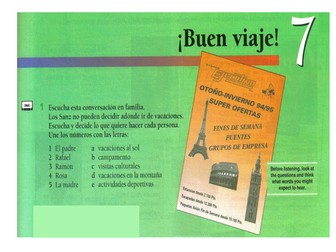 AQA GCSE Preferences & ideal holiday resources