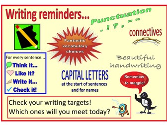 Maths and Writing mats/posters