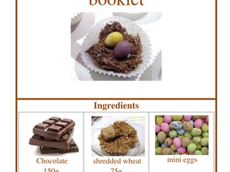 Chocolate nest recipe- guided reading