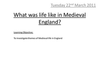 What was life like in Medieval England?