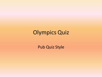 Olympics Quiz and answers