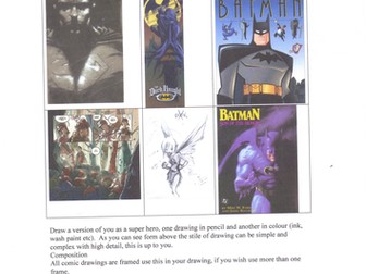 home work for a portraits project