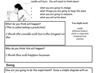 Burning a Candle in a Beaker