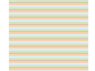 Handwriting paper with coloured backgrounds