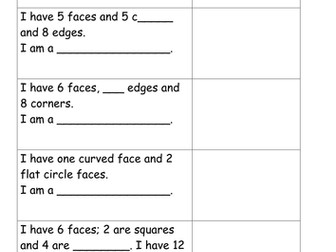 3d shape word problems