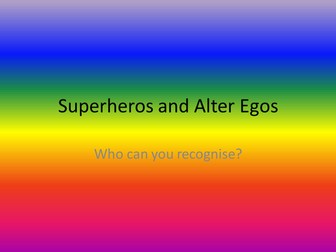 The Incarnation - Superheros ppt