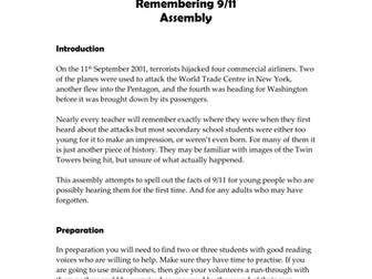 Remembering 9/11 Assembly