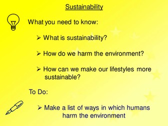 Sustainability