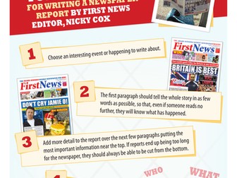 Top Ten Tips for Writing Newspaper Articles